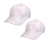 Juego de 2 gorras de béisbol ajustables para madres e hijos, diseño degradado de poliéster ligero para deportes al aire libre, actividades de playa, padres e hijos, sombreros de color degradado, a