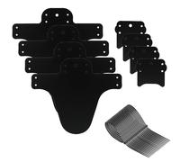 Juego de 2 Guardabarros para Bicicleta MTB, Compatibles con Ruedas De 24", 26", 27.5", 29", En Fibra De Carbono, Ultraligeros Y Flexibles, con Sistema De Anclaje Estable