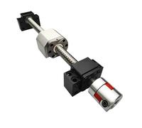 Juego de 2 guías lineales HGR15 + 4 carros deslizantes HGH15CA + 1 husillo de bolas SFU1605 + soporte de extremo BKBF12 + acoplamiento + carcasa de tuerca CNC(SFU1604 HGW15CC,850mm)