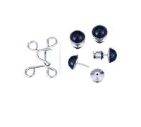 Juego de 2 hebillas cintura ajustables sin clavos, hebilla for pantalones, botón extensor, imperdible, ajuste for jeans, instantáneo(Color-20,1set large size)