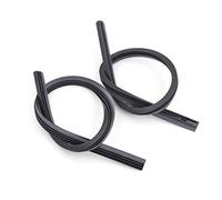 Juego de 2 hojas de limpiaparabrisas deshuesadas, cutables tiras de goma, universal, accesorios de limpieza para coche (6 mm x 700 mm)