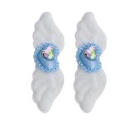 Juego de 2 horquillas de pelo de felpa para mujeres, adolescentes, ligeras, para carnaval, fiesta, flequillo, pinzas para el pelo, pinzas para el pelo