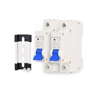 Juego De 2 Interruptores Automáticos Miniatura De CA, 1 Polo, 6 A, 10 A, 16 A, 20 A, 25 A, 32 A, 40 A, 50 A, 63 A, 120/240 V, Disparo Termomagnético, Montaje En Riel DIN.(25A 2pcs)