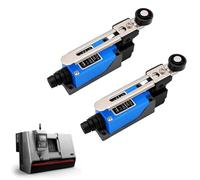 Juego de 2 Interruptores de Límite ME-8108 con Brazo Ajustable y Rodillo - Interruptor NC-NO Ideal para Fresadoras CNC y Aplicaciones Eléctricas (AC 250V, DC 115V)，interruptor de límite lxw6