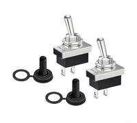 Juego de 2 interruptores de palanca resistentes KN3D101 de encendido y apagado que incluye características de protección impermeable