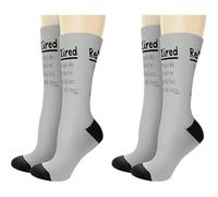 Juego De 2 Jubilados Las Personas Que Me Toleraron A Diario Son Los Verdaderos Héroes Unisex Calcetines De Atletismo Cómodos Calcetin Para Correr Deporte Anti-Rozaduras Calcetines De Running