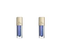 Juego de 2 lápices de sombra de ojos líquida con diamantes de imitación, regalo cosmético, color azul oscuro, 0.9 x 3.1 pulgadas