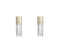Juego de 2 lápices de sombra de ojos líquida con diamantes de imitación, regalo cosmético, color blanco glamour, 0.9 x 3.1 pulgadas