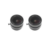 Juego de 2 lentes de iris fijo IR de 1/7.6 cm de 2.8 mm de 3 megapíxeles F1.2 CS para cámara IP CCTV