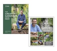 Juego de 2 libros de la colección Adam Frost (RHS The Creative Gardener, RHS Cómo crear tu jardín)
