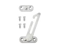Juego de 2 limitadores tope Venster acero inoxidable, soporte for puerta y ventana corredera, Protector captura palanca límite apertura(Right)