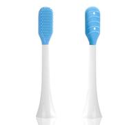 Juego de 2 limpiadores de lengua, combate el mal aliento y las bacterias, compatible con cepillos de dientes eléctricos Philips Sonicare y Dontodent