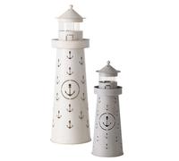 Juego de 2 linternas de jardín decorativas de metal Büsum Boltze