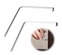 Juego de 2 Llaves de Ajuste para Ventana， Hexagonales 4mm y TORX TX15， Herramienta de Mantenimiento para Herrajes de Ventanas y Puertas, Compatible con Maco, Roto, Schüco, Siegenia, Winkhaus