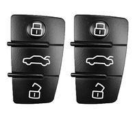 Juego de 2 llaves de coche con 3 botones compatibles con Audi A1 8X A3 8P 8V A4 B7 A6 C6 TT 8J Q3 8U Q7 4L