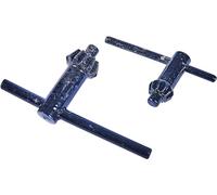 Juego de 2 llaves de portabrocas para taladro, tornos y pilares, herramientas para el hogar, garaje, bricolaje