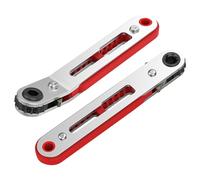 Juego de 2 llaves de trinquete, 1/4 pulgadas destornillador de trinquete reversible (destornillador de trinquete, destornillador de torquete reversible destornillador escalonado cabeza