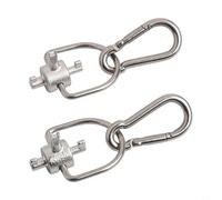 Juego de 2 llaves HVAC para tapa de bloqueo para sistemas R410A y R22 que soportan operaciones de tapa de bloqueo y tapa de vacío