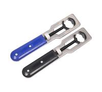 Juego de 2 llaves para abrir y reloj - metal 14,5 x 3 cm | Herramienta ajustable para carcasa trasera | Desmontador de campana para reparación y mantenimiento