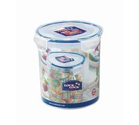 Juego de 2 Lock & Lock - HPL933B - Tartera redonda ø142 X 147 Mm - 1400 ml - Recipiente hermético vorrats Caja Bote transparente