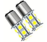 Juego de 2 luces de freno LED para coche, con cuentas LED 5050, 1156, 1157 S25, G18, R5W, R10W, 7443, 7440, 3157, luces traseras de conducción, luces antiniebla, luces de atrás, fáciles de instalar
