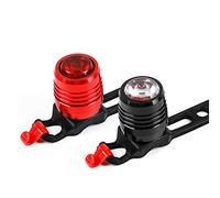 Juego de 2 luces LED para bicicleta, luces de bicicleta impermeables recargables por USB, luces delanteras y traseras para bicicleta de montaña, luz fuerte/ luz baja/luz de flash, fácil de montar