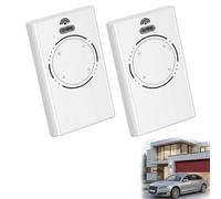 Juego de 2 Mandos a Distancia 868 MHz 4 Canales para Puerta de Garaje y Cancela Automática Compatible con FAAC XT2 XT4 868 SLH, DL2 DL4 T2 T4 TML2 TML4 868 SLH, Rolling Code, Alcance 50 m