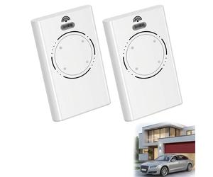Juego de 2 Mandos a Distancia 868 MHz 4 Canales para Puerta de Garaje y Cancela Automática Compatible con FAAC XT2 XT4 868 SLH, DL2 DL4 T2 T4 TML2 TML4 868 SLH, Rolling Code, Alcance 50 m