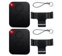 Juego de 2 mandos a distancia para Niza Era ON2E ONE2 ON1E ON4E transmisor 433,92 MHz 2 canales Control remoto código giratorio seguro bip puerta universal puerta de garaje compatible con receptores