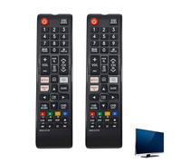 Juego de 2 mandos universales compatibles con televisores Samsung, compatible con Crystal UHD, Neo QLED, 4K, 8K y Smart TV, mandos a distancia de repuesto BN59-01315B para todos los modelos