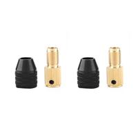 Juego de 2 Mandril de Taladro Eléctrico de 0,3-3,4mm, Mandril Autoajustable en Miniatura de Metal para Mini Taladro Eléctrico, Compatible con Herramientas Rotativas