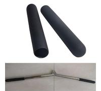 Juego de 2 mangos multiusos para equipos de fitness, empuñaduras de PVC para herramientas al aire libre (400 mm)