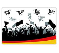 Juego de 2 Manteles Individuales de Mesa, Bajoplatos de Mesa de Fútbol