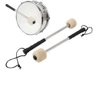 Juego de 2 mazos de timbales, con cabeza de fieltro, mazos de percusión de marcha para clases de música, prácticas, actuaciones, niños, adultos, aula, concierto, orquesta