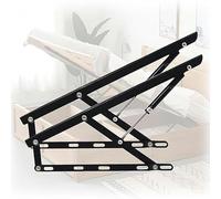 Juego de 2 mecanismos elevadores para Cama con Almacenamiento. Kit de elevación de Cama con Resorte de Gas de Alta Resistencia. Mecanismo de Cama Plegable con bisagra neumática e hidráulica.