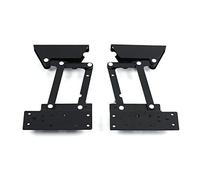 Juego de 2 Mesas de Centro Elevadoras para Bricolaje, Herraje, Bisagra Mecánica 300 mm, Plegable y de Resorte, Mecanismo para Muebles, Peso 35 kg