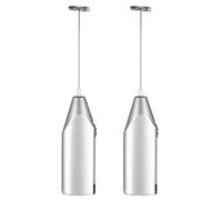 Juego de 2 mezcladores eléctricos reemplazables de resina para moldes de resina epoxi de mano, funciona con pilas, formas de llavero