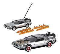 Juego de 2 modelos de coche de 6 cm para coche deLorean Volver al futuro Gashapon