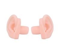 Juego de 2 Modelos de Oreja de Silicona, Modelos de Oreja Suaves y Flexibles para Demostraciones de Audífonos en Hospitales y Clínicas, Silicona No Tóxica de