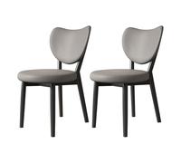 Juego de 2 modernos taburetes altos de bar - Sillas acolchadas de madera y cuero elegantes de 28 pulgadas para isla de cocina, bar en casa, cafetería, diseño cómodo, ergonómico, sin brazos