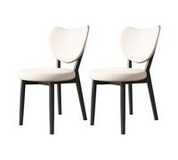 Juego de 2 modernos taburetes altos de bar - Sillas acolchadas de madera y cuero elegantes de 28 pulgadas para isla de cocina, bar en casa, cafetería, diseño cómodo, ergonómico, sin brazos