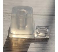 Juego de 2 moldes de resina epoxi para frascos de cristal sellados en miniatura, botellas en miniatura con tapas, tarros de almacenamiento hechos a , molde de silicona para fundición líquida de resina