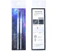 Juego de 2 moldes de resina UV de silicona, agitadores, cucharas, fundición, herramientas de joyería, kit de fabricación de joyas para niñas