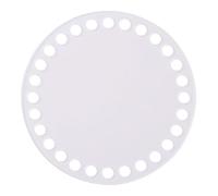 Juego de 2 moldes redondos de base transparente de 10, 12, 15, 18 y 20 cm for bolsas de punto, tablero transparente tejido DIY.(10cm)