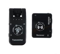 Juego de 2 monitores de auriculares inalámbricos de 4 GHz con batería recargable, carga USB, función de micrófono de clip de transmisor y audio profesional claro