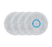 Juego de 2 mopas de microfibra para DREAME X50 Pro/X50 Ultra/X50 Master, lavables, hechas de material de alta calidad para suelos duros como madera y baldosas, fácil de instalar (4 unidades)