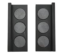 Juego de 2 Mordazas para Tornillo de Banco, Almohadillas de Aluminio Billet con Superficie Ranurada, 103mm x 41mm - Alta Durabilidad, Fuerte Magnetismo, Uso Multi Propósito