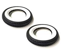 Juego de 2 neumáticos de pared blanca K333 3.00-10 4PR 42J TT para Vespa PK 50 XL Special, Zündapp, Bonanza, Honda Dio, Peugeot Rapido, Yamaha Jog 50