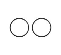 Juego de 2 neumáticos elásticos de poliuretano para silla de ruedas de 24 pulgadas, color negro