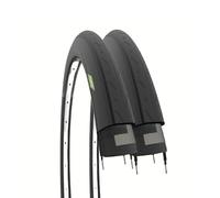 ECOVELO 2 Cubiertas de 700 x 23 cm 700 x 23 C, Adultos Unisex, Negro